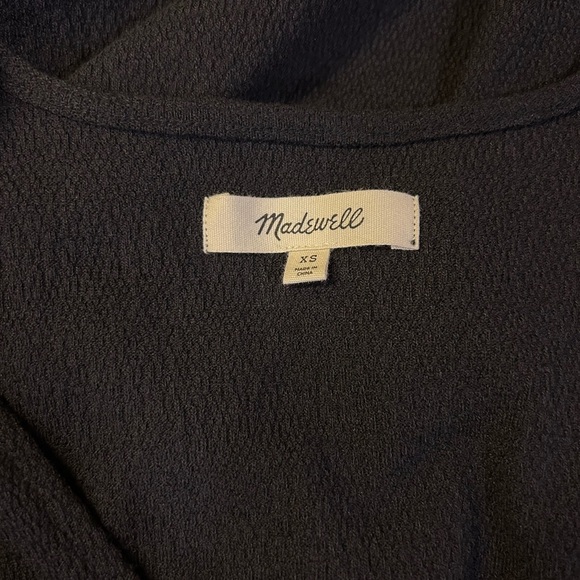 Madewell Cross Front Button Dress, size XS. - Picture 2 of 7